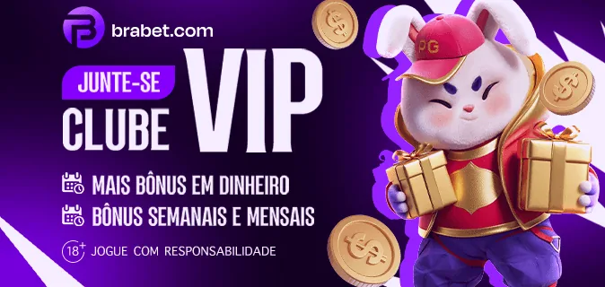 Banner da Brabet: junte-se ao Clube VIP, mais bônus em dinheiro, bônus semanais e mensais